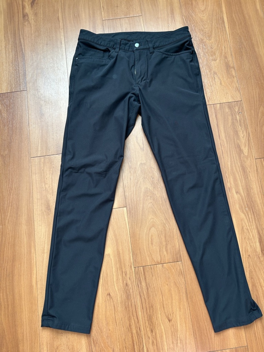 lululemon athletica Black Men's ABC Slim Fit Trousers